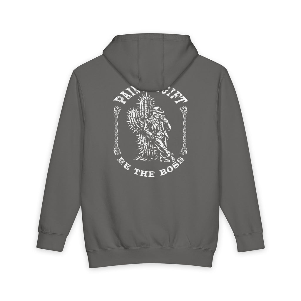 Pain Is A Gift – Skeleton Boss Motivational Hoodie | Be The Boss Streetwear Hoodie | Entrepreneur Mindset Pullover