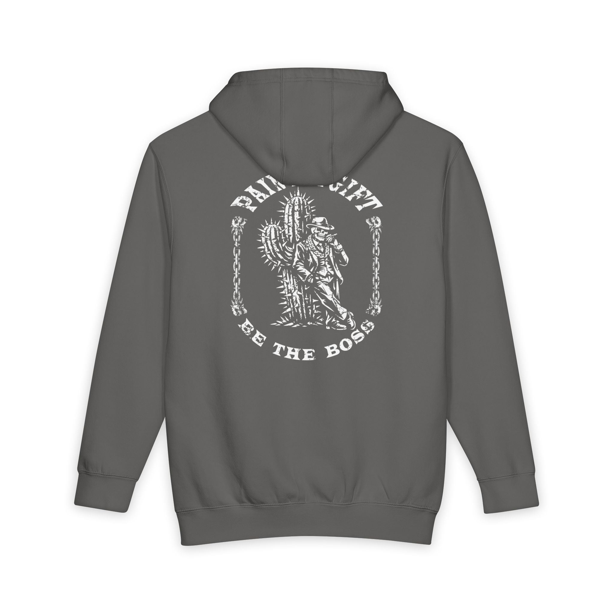 Pain Is A Gift – Skeleton Boss Motivational Hoodie | Be The Boss Streetwear Hoodie | Entrepreneur Mindset Pullover