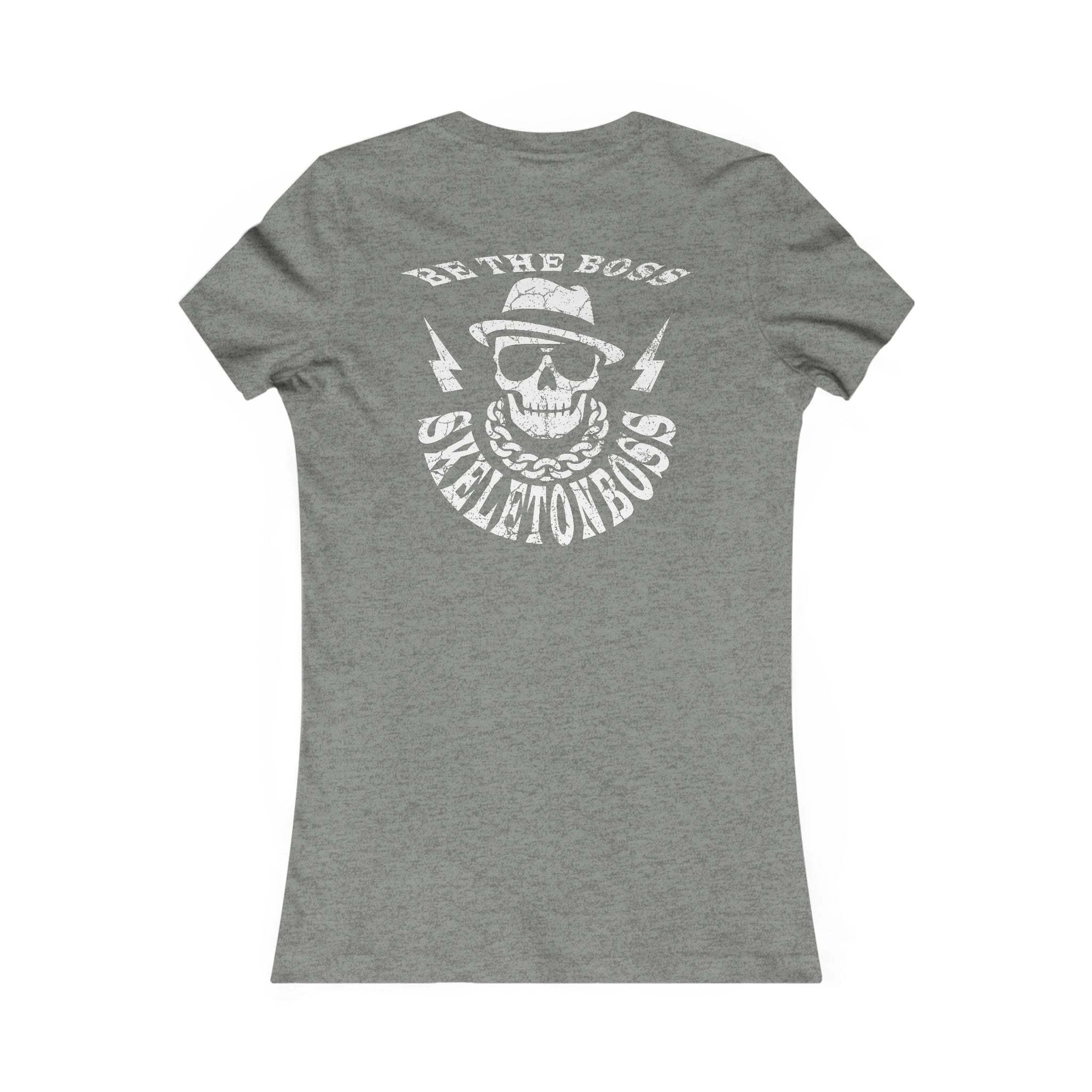 Skeleton Boss “Be The Boss” Women's Motivational Skull T-Shirt | Mystermash Productions