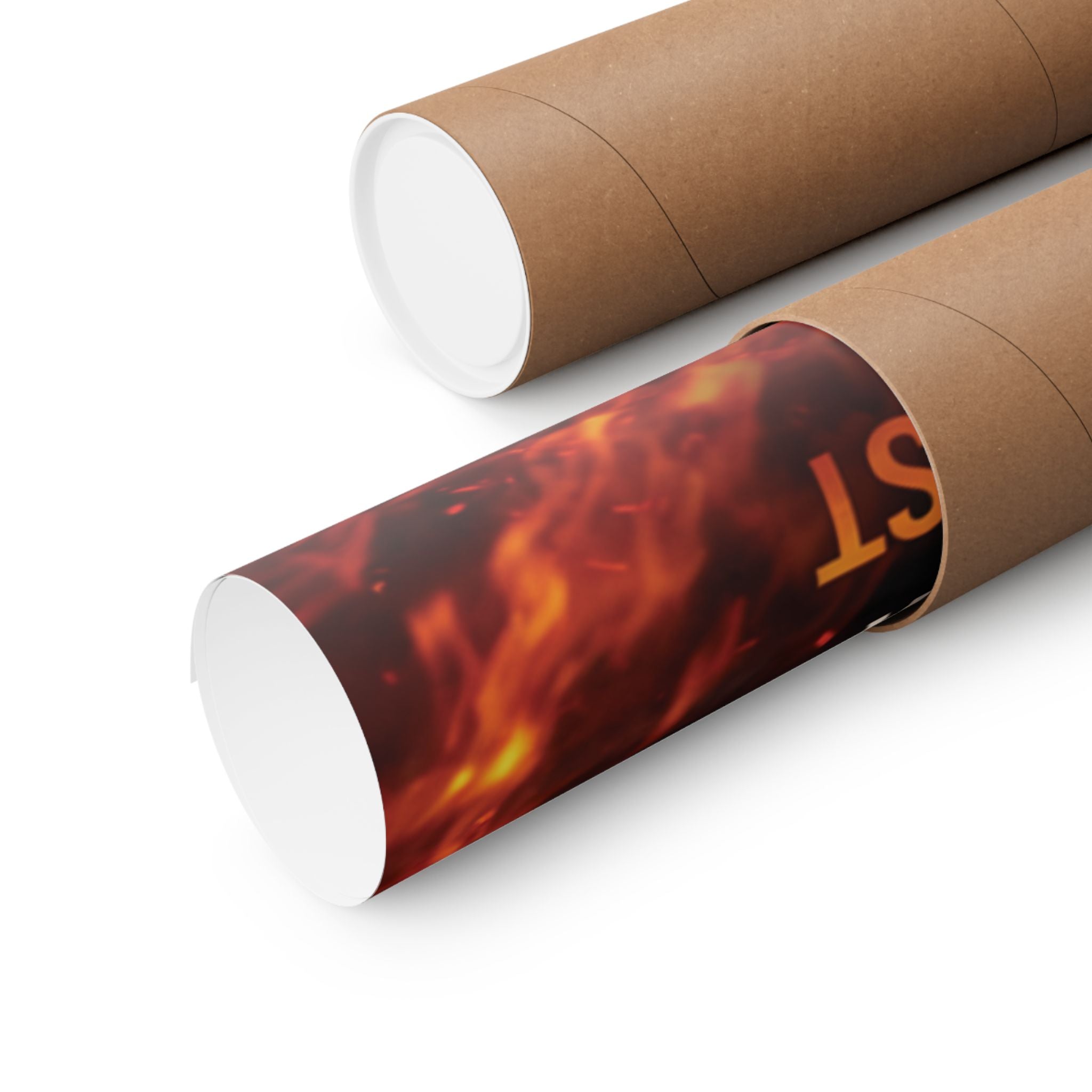 Motivational Fire Runner Poster – Don’t Count on Tomorrow Wall Art