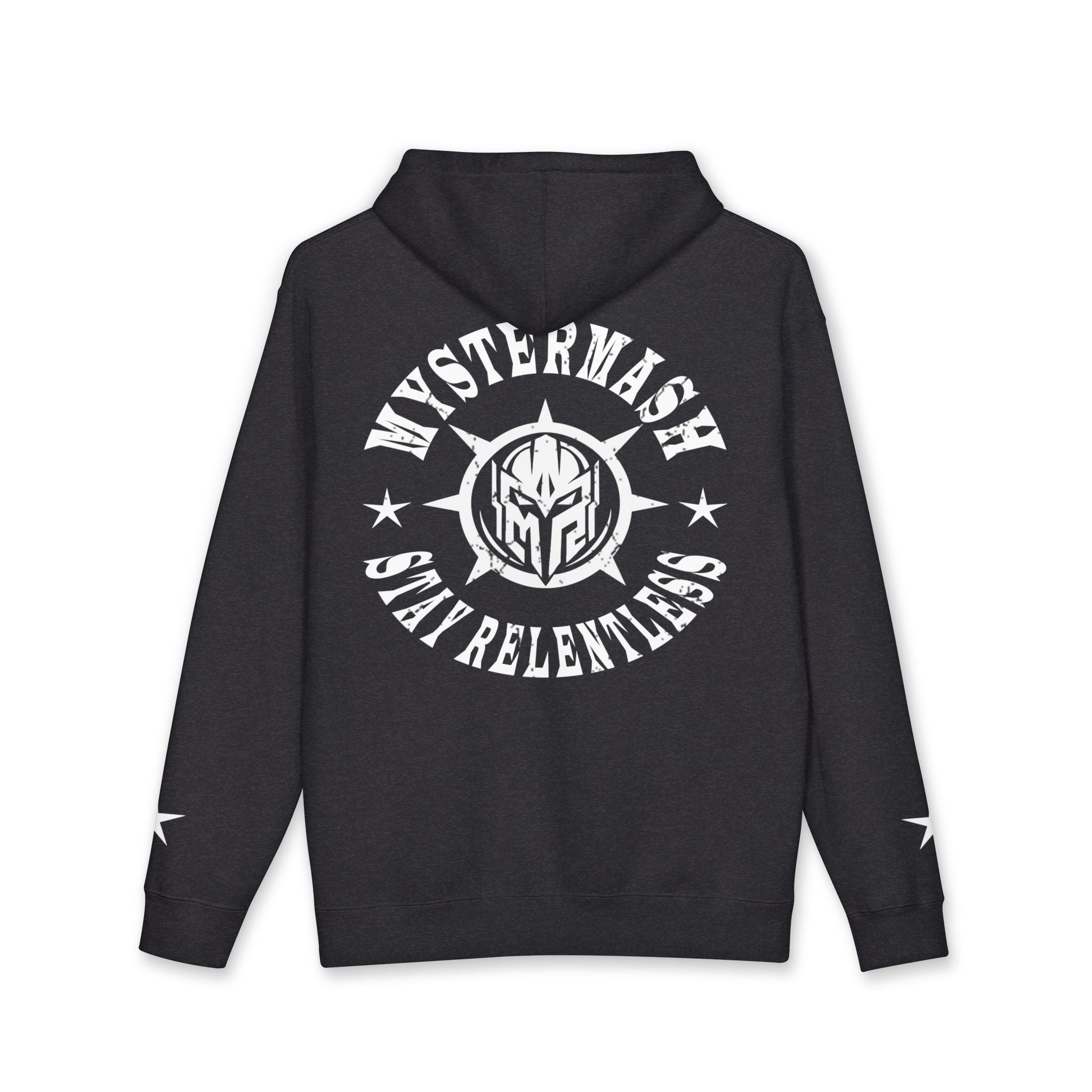 Mystermash “Stay Relentless” Heavyweight Hoodie – Motivational Streetwear Sweatshirt