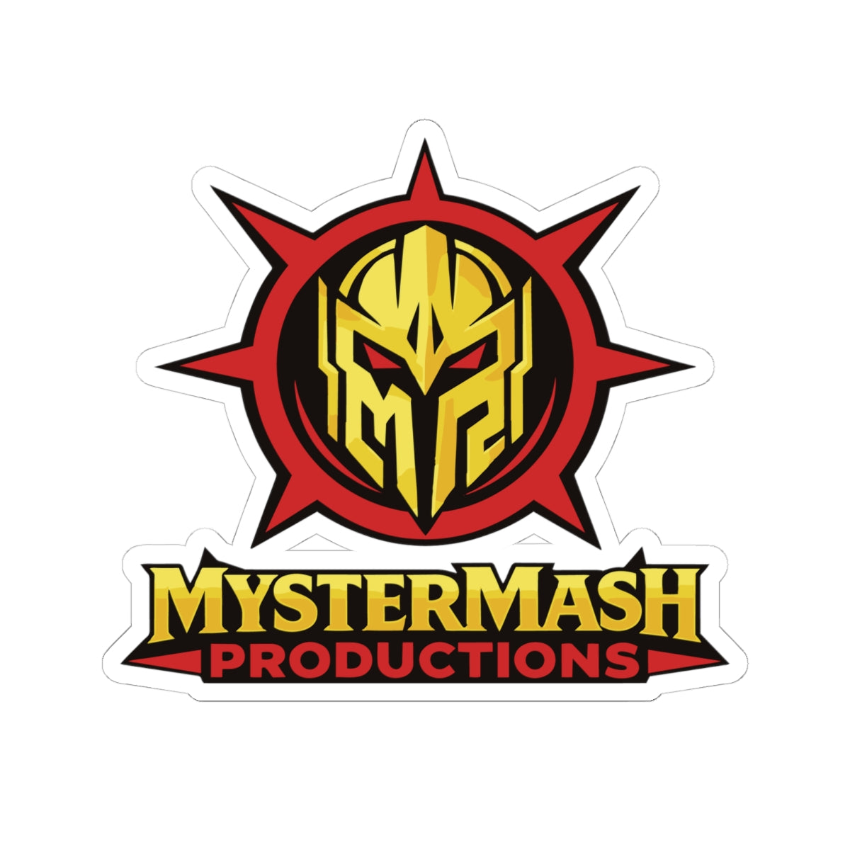Mystermash Elite Helmet Emblem Kiss-Cut Sticker