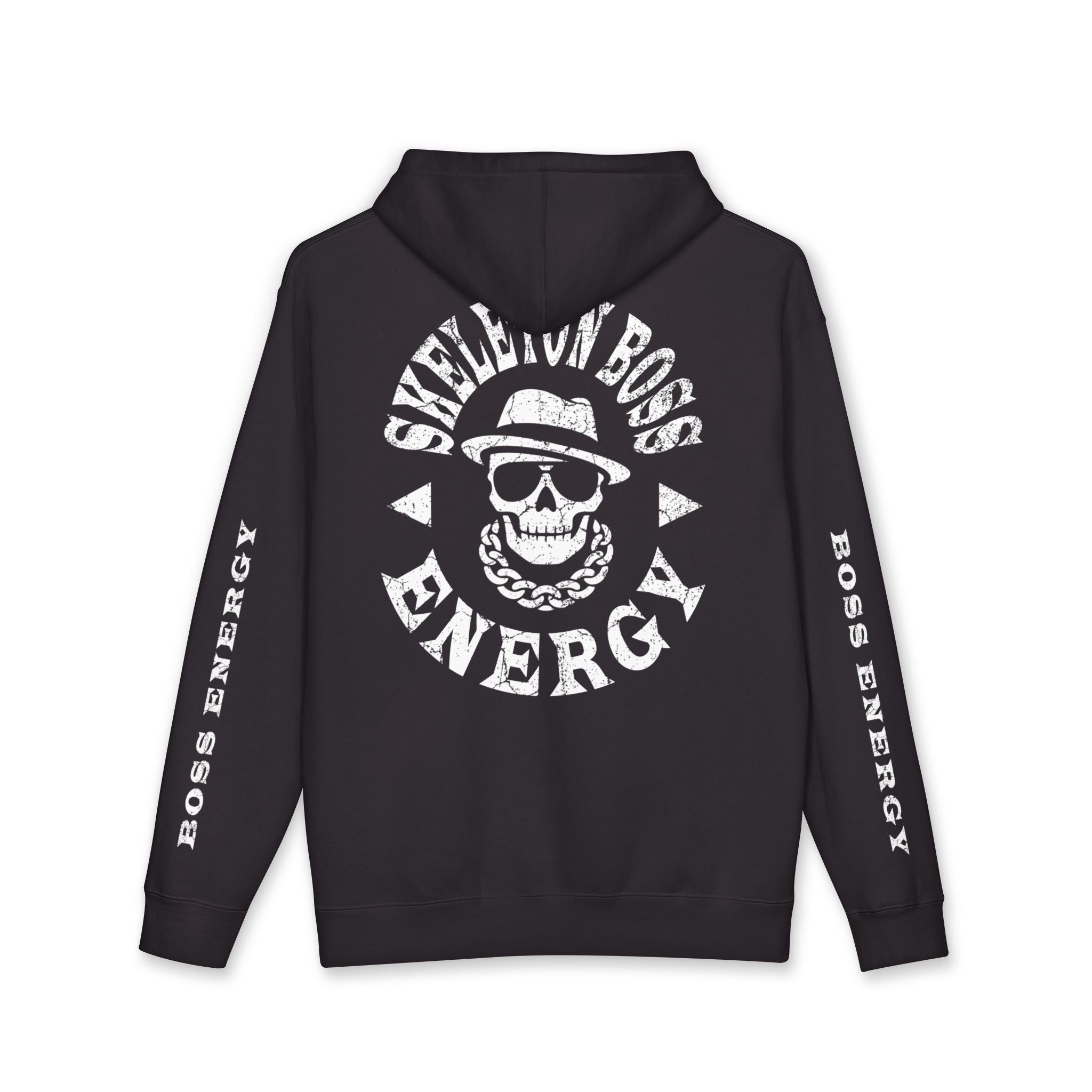 Skeleton Boss Energy Hoodie – Premium Heavyweight Streetwear Hoodie | Hustle Mindset Hoodie