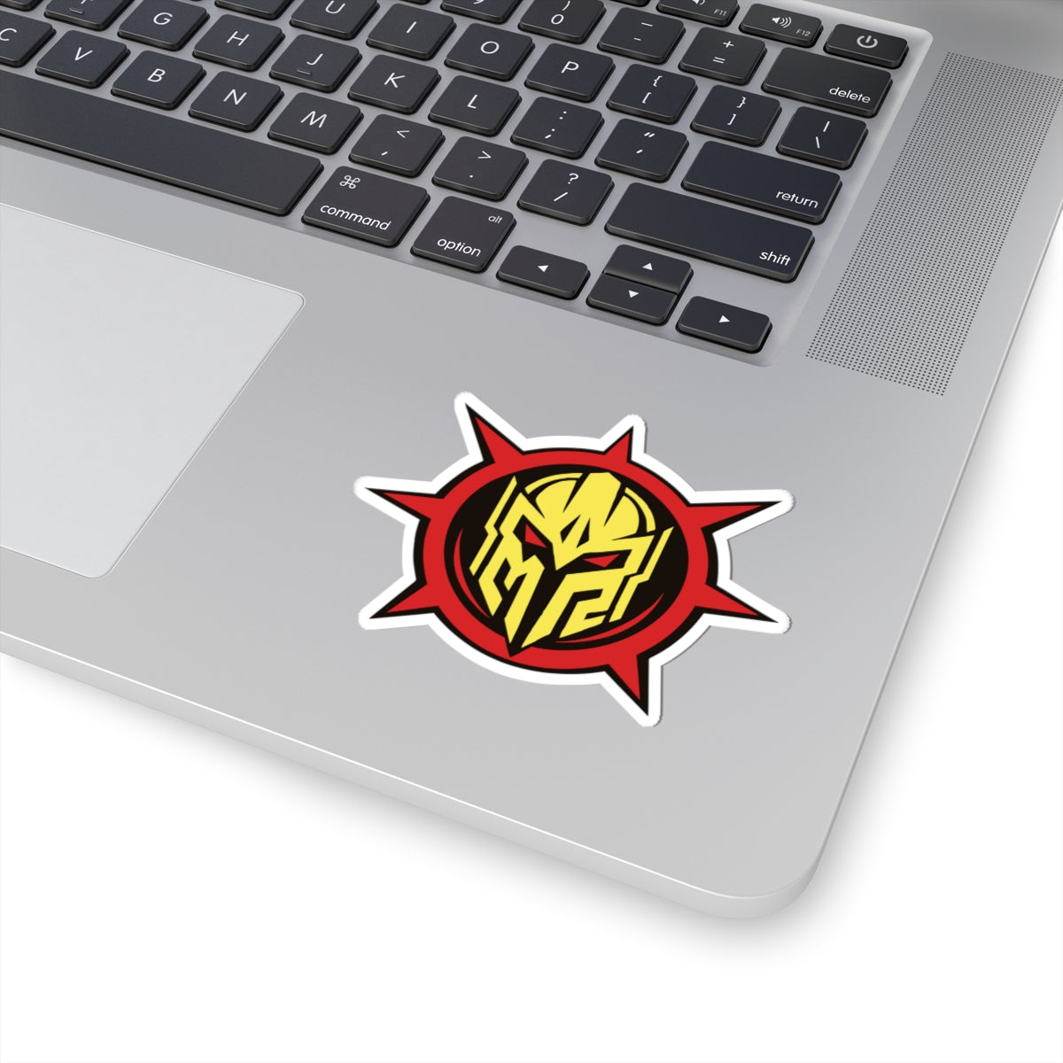 Mystermash Gold Helmet Emblem – Premium Kiss-Cut Sticker