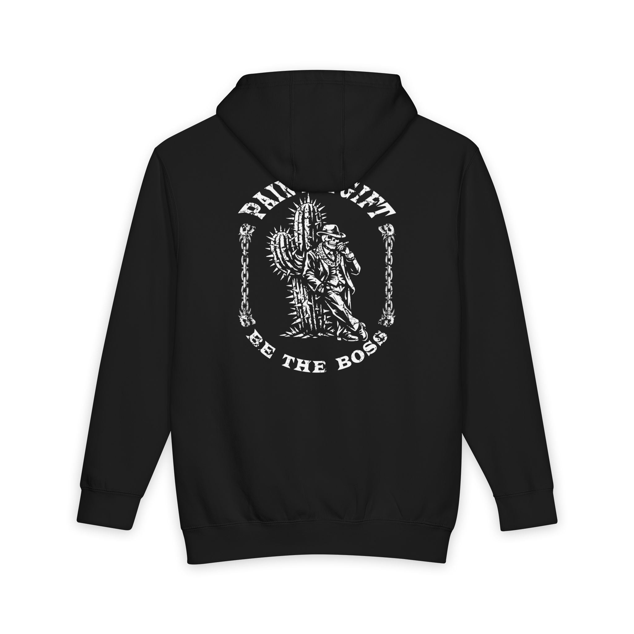 Pain Is A Gift – Skeleton Boss Motivational Hoodie | Be The Boss Streetwear Hoodie | Entrepreneur Mindset Pullover