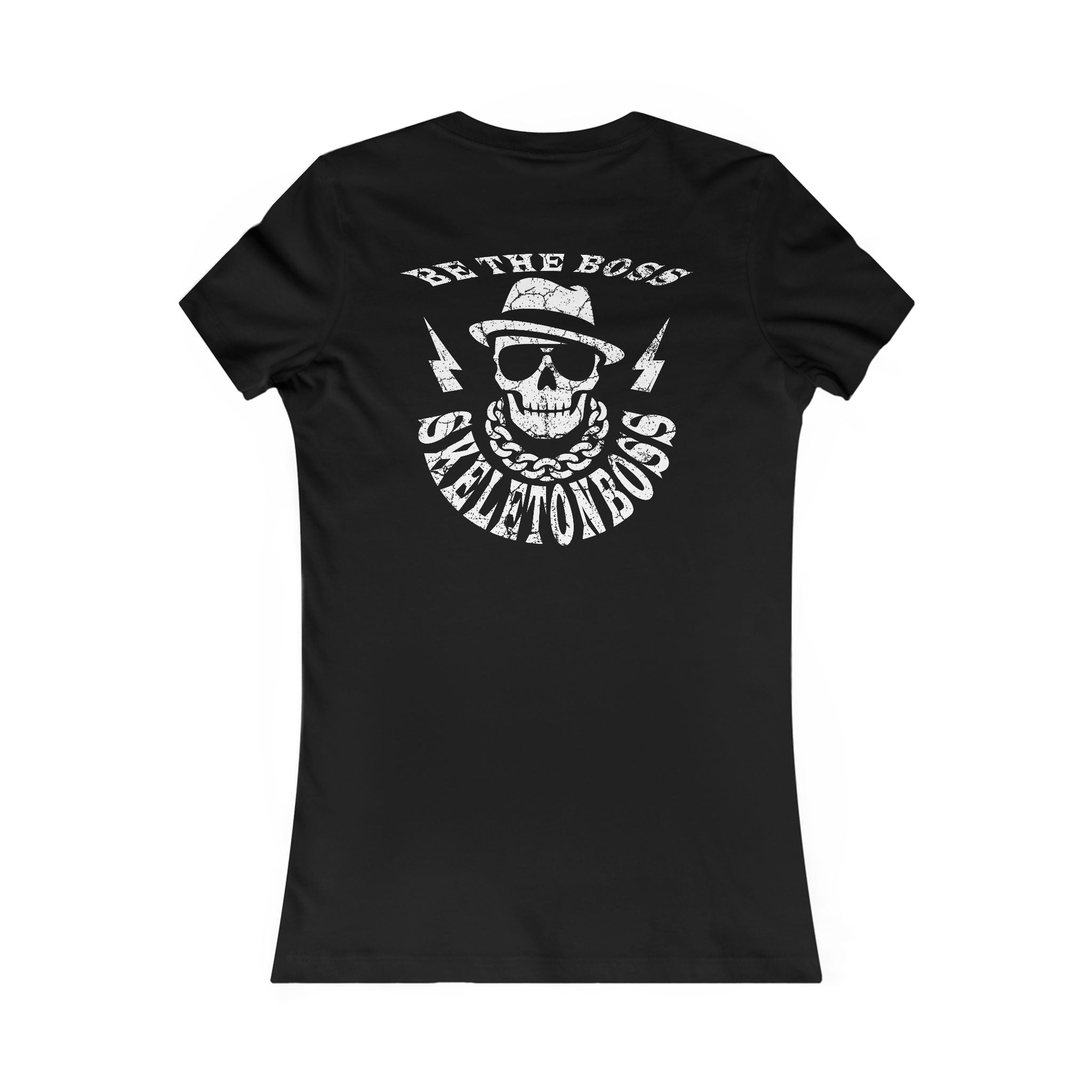 Skeleton Boss “Be The Boss” Women's Motivational Skull T-Shirt | Mystermash Productions