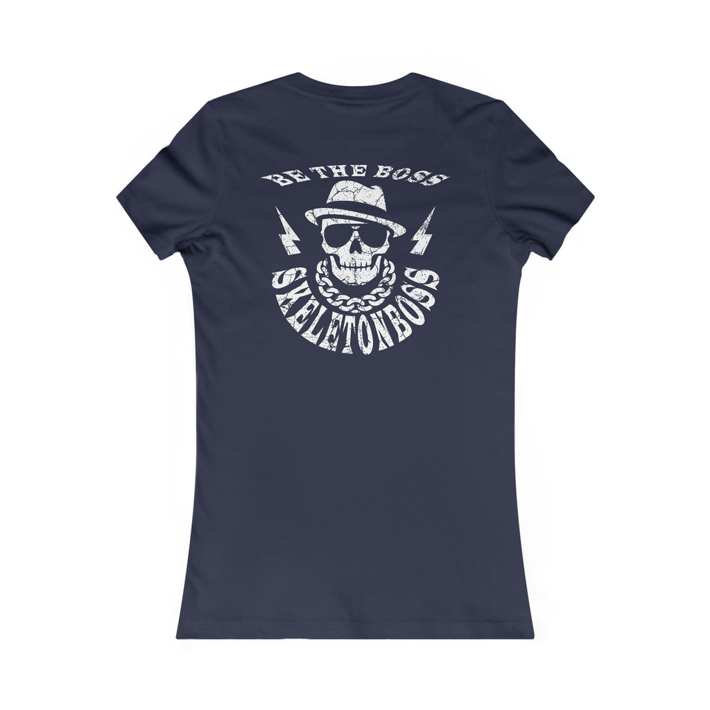 Skeleton Boss “Be The Boss” Women's Motivational Skull T-Shirt | Mystermash Productions