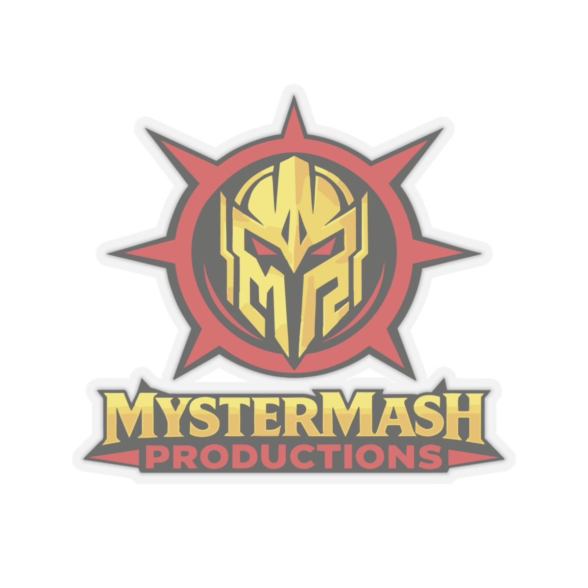 Mystermash Elite Helmet Emblem Kiss-Cut Sticker