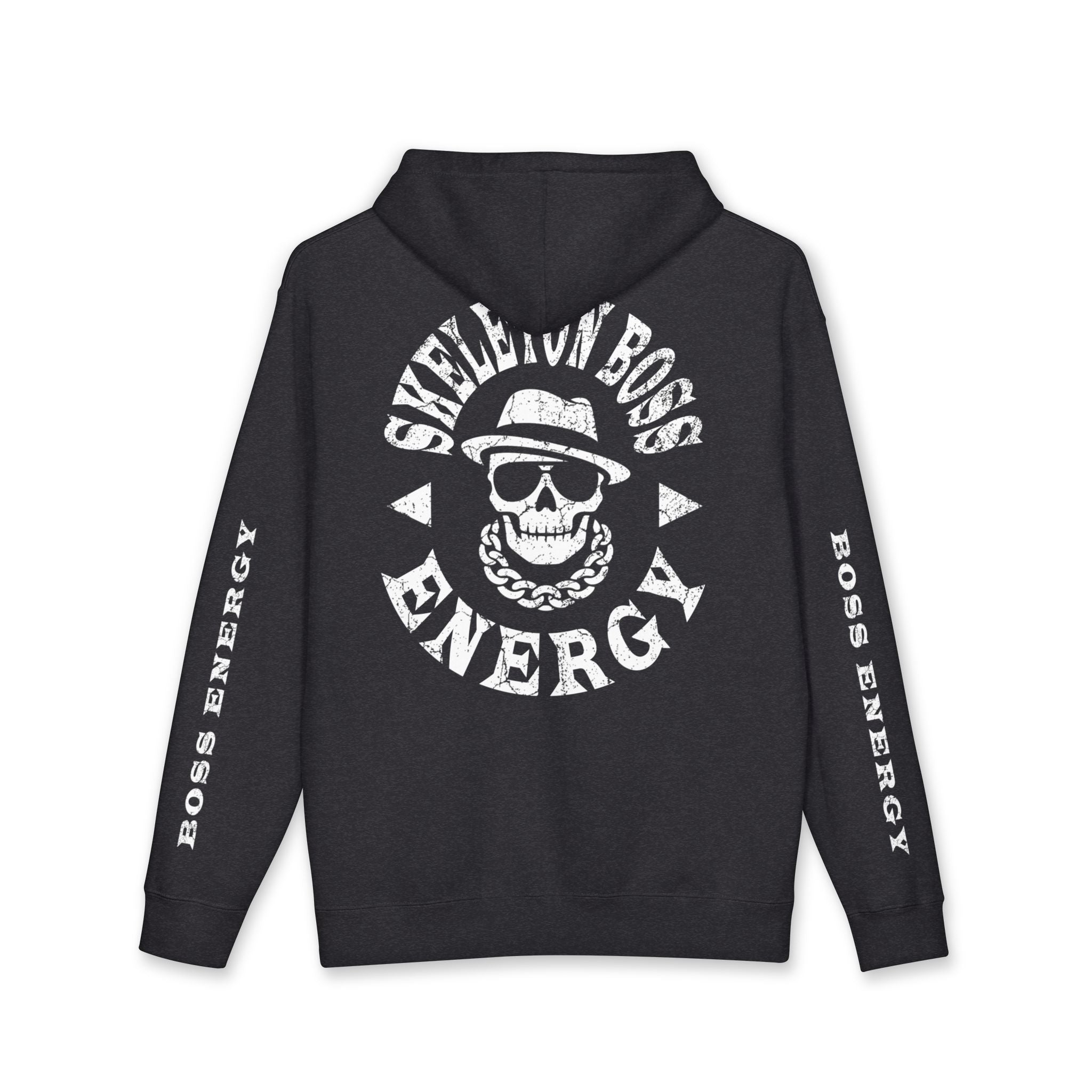Skeleton Boss Energy Hoodie – Premium Heavyweight Streetwear Hoodie | Hustle Mindset Hoodie