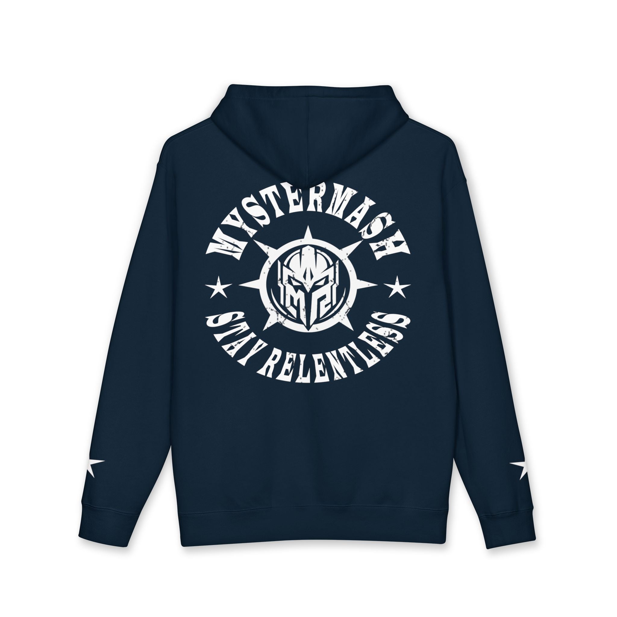 Mystermash “Stay Relentless” Heavyweight Hoodie – Motivational Streetwear Sweatshirt