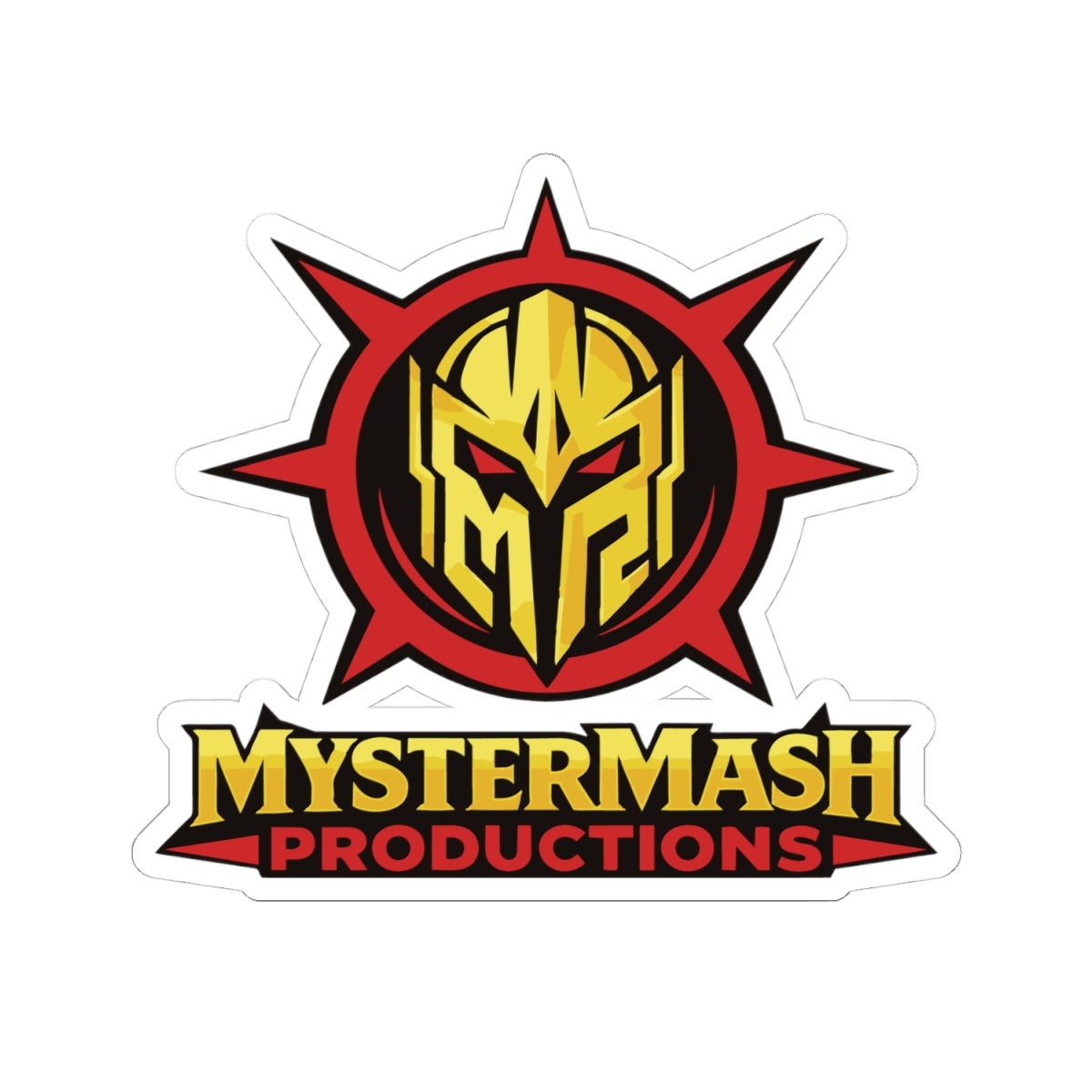 Mystermash Elite Helmet Emblem Kiss-Cut Sticker