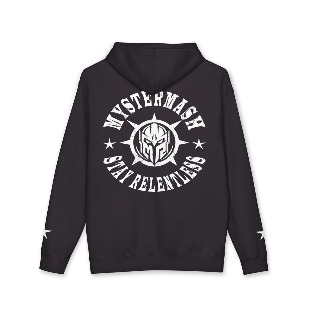 Mystermash “Stay Relentless” Heavyweight Hoodie – Motivational Streetwear Sweatshirt