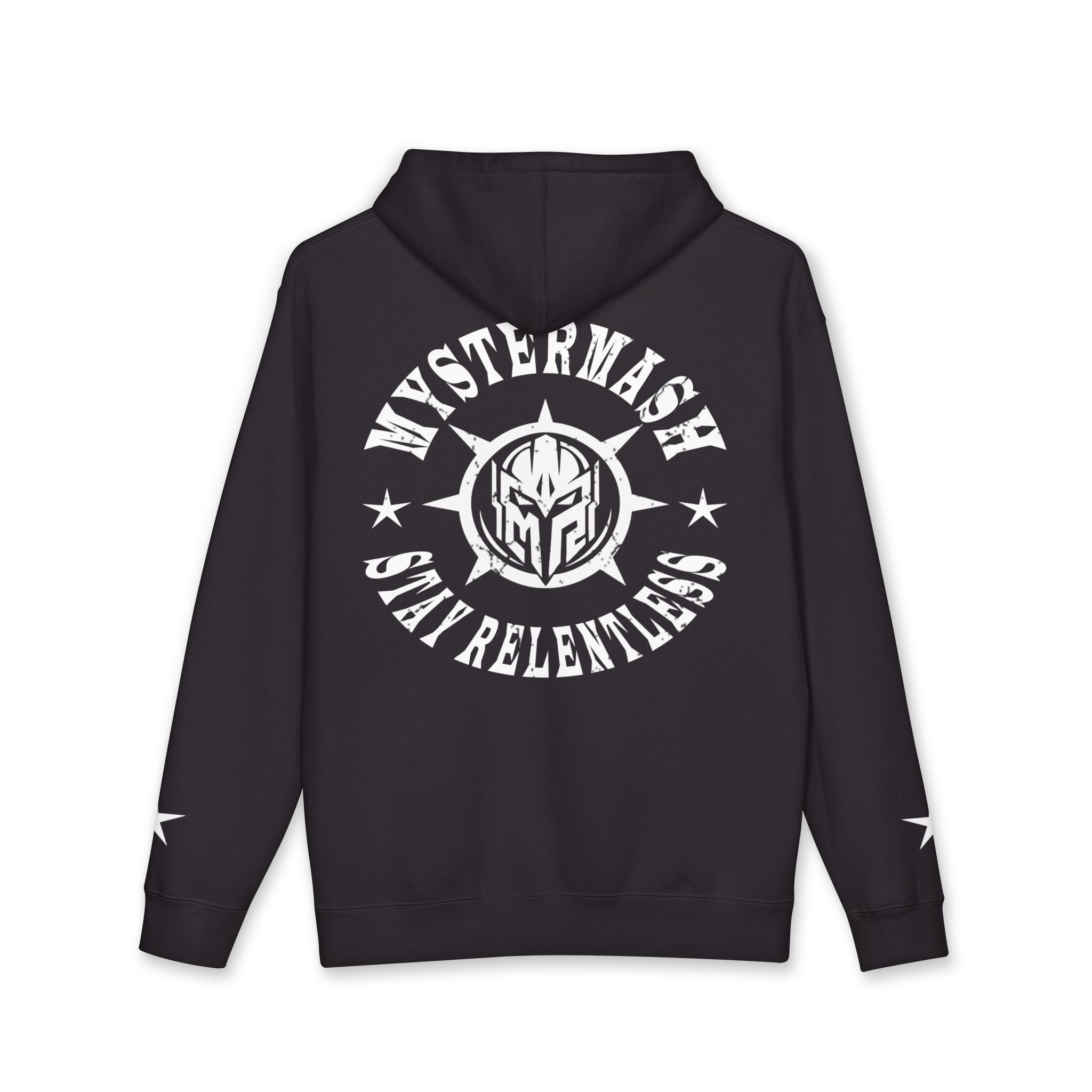 Mystermash “Stay Relentless” Heavyweight Hoodie – Motivational Streetwear Sweatshirt