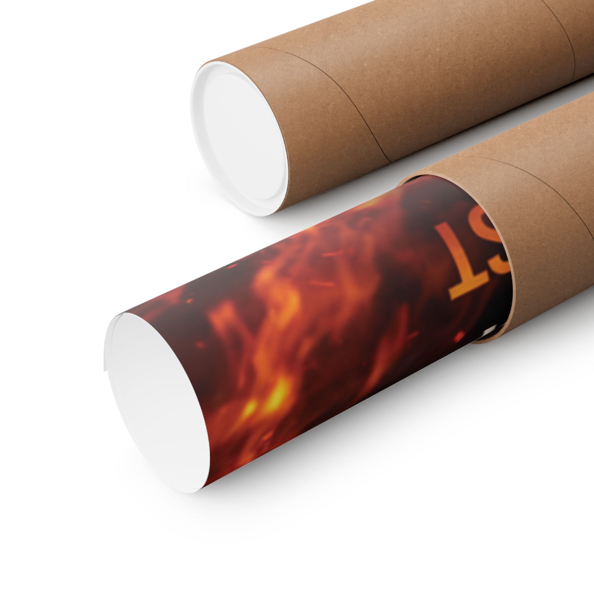 Motivational Fire Runner Poster – Don’t Count on Tomorrow Wall Art
